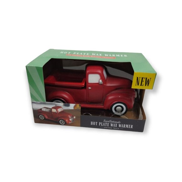 ScentSationals Vintage Truck Red Hot Plate Wax Warmer Retro style New - Picture 2 of 8